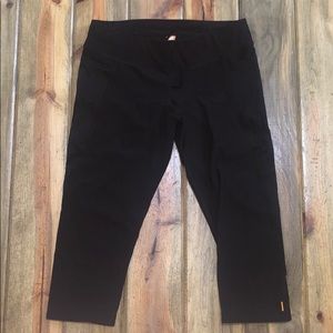 Lucy crop leggings with tie waist